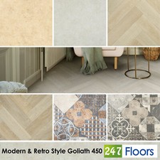 Goliath Tarkett 4.5mm Extra Thick & Durable Vinyl Flooring Lino 2m 3m 4m