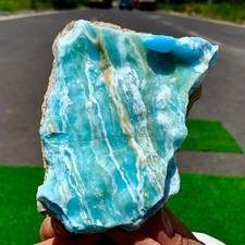 490G Natural larimar/hemimorphite Gorgeous rough raw Crystal Mineral Specimen