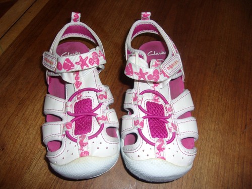 Clarks doodles white pink - doodles, white/pink