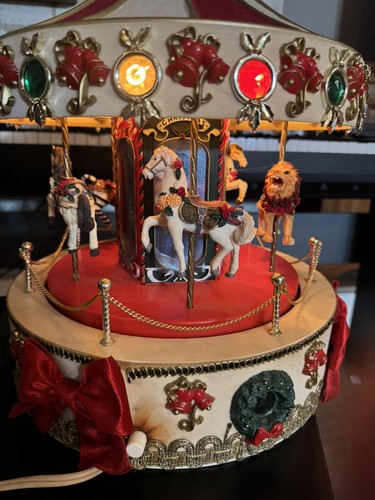 Christmas carousel music box - christmas,