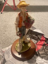 Leonardo Ornament, Boy Holding Grapes And Swans Goose Countryside by Leonardo