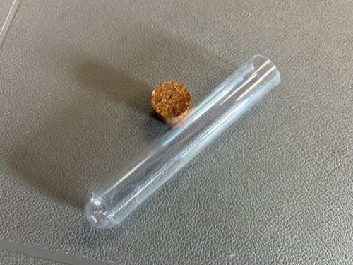 10cm plastic test tubes - plastic,