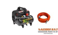 EVOLVE ULTRA QUIET 6 LITRE AIR COMPRESSOR WITH 15M AIR HOSE