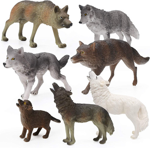 7pcs wolf toy - 7pcs,