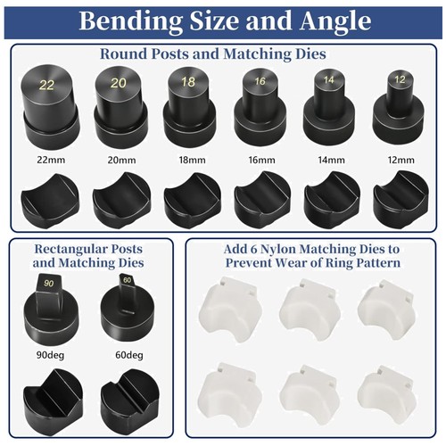 Ring bender tool kit with - kit,