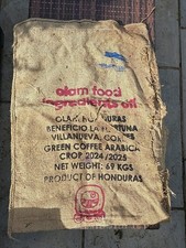 Jute Coffee Sack Empty Opened