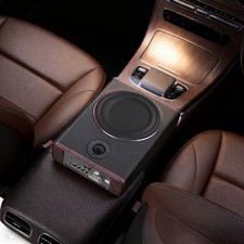 600W Under-Seat Car Subwoofer 8" Active Bass Tube 200W RMS for Cars SUV Van