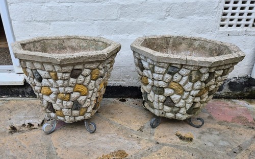 Cement concrete planters - 2, x