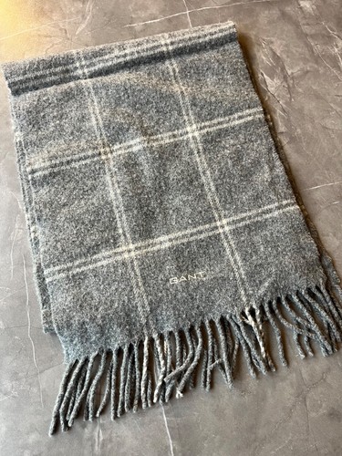 Gant scarf grey check 100 - scarf,