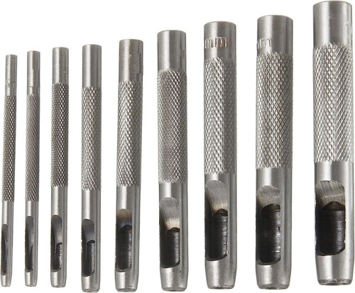 9pcs hollow hole - hole, punch