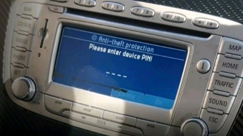 Ford radio code service travel - radio,