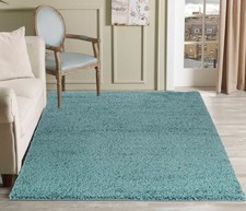 Plush High Pile Oxford Rug Soft Shaggy Carpet for Living Room Modern Interiors