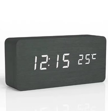 Wooden LED Digital Alarm Clock
