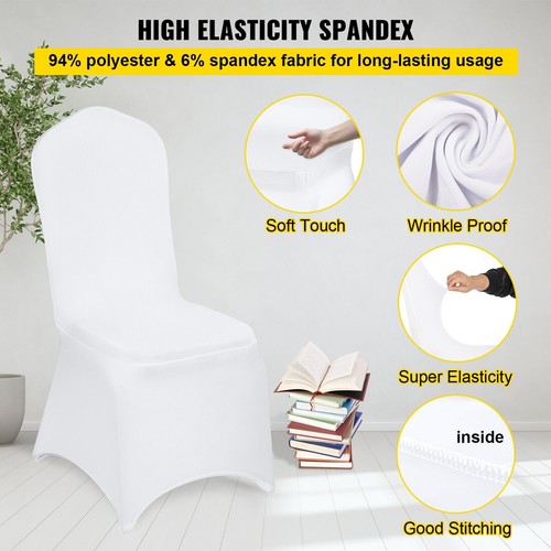 Vevor pcs chair covers white - pcs,