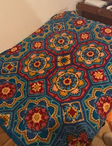 Handmade crochet persian tiles - crochet,