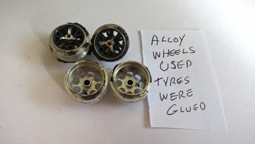 Scalextric alloy wheels used - alloy,