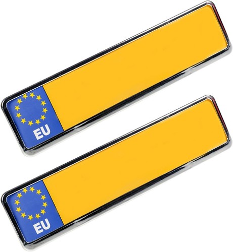 Number plate surrounds chrome - plate,