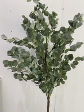 180cm Green Eucalyptus Artificial Tree in Black Pot, Realistic Faux Plant Decor