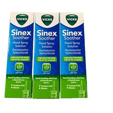 3 x Vicks Sinex Soother Nasal