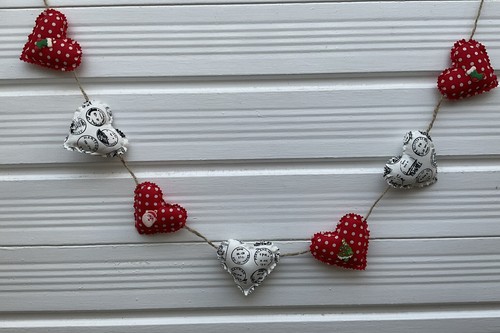 Christmas fabric shabby chic - christmas,