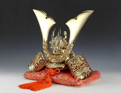 Vintage dragon kabuto samurai - vintage,