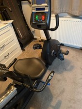 Recumbent exercise bike used