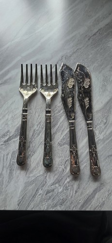 Vintage epns kings pattern - vintage,