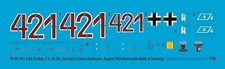 Peddinghaus-Decals 1/16 1141 Panther 4.SS Pz Reg. Div. The Reich Oscha Ernst Bar