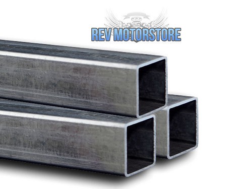 Aluminium box section tube - aluminium,