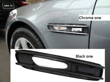 M5 Style Logo OF SIDE MARKER FENDER GRILLE GRILL VENT FOR BMW E60 E61-Black