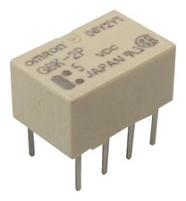 Signal Relay, DPDT, Non Latching, 5V DC, 1A - G6K-2P  DC5