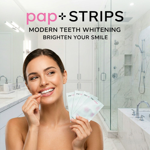 Pap teeth whitening strips - whitening,