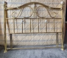 king size brass effect