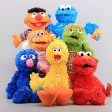 Sesame Street Plush Elmo Zoe Ernie Oscar Cookie Grover Bird Nwt Toys Educational