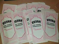 Advertising 1920's Carl Zeiss