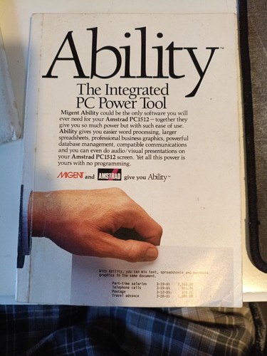 Amstrad pc1512 ability - amstrad,
