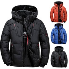 Mens Winter Quilted Warm Coat