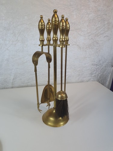 Brass companion fireside - companion, 4