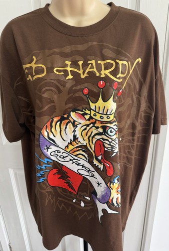 Hardy shirt brown tiger - ed, t