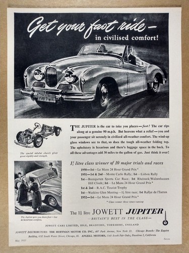 1953 jowett jupiter vintage - jupiter,