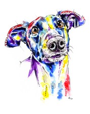 Greyhound Whippet Lurcher art