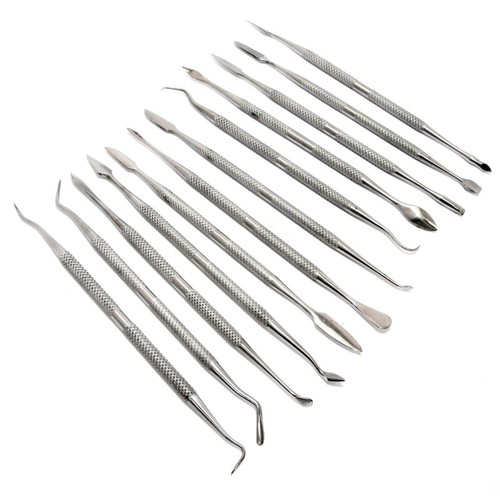 12pc stainless steel wax - 12pc,