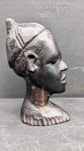 Vintage carved head an - carved,