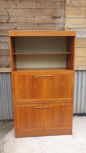 Teak drinks cocktail cabinet - cocktail,