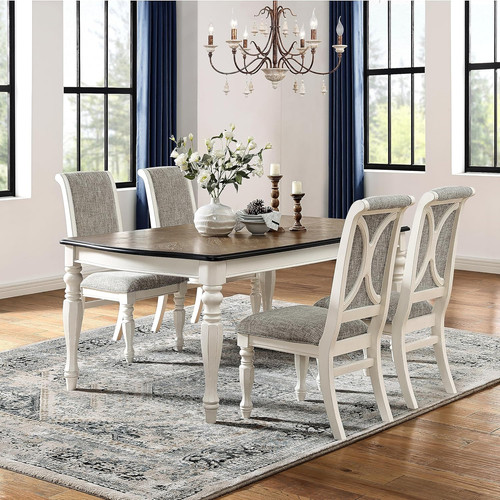 Antique white weathered oak - white, &