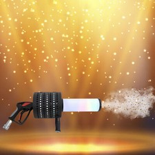 Led CO2 Gun Jet Machine Handheld CO2 Cannon Fogger Smoke Gun Special Effects