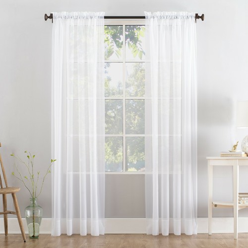 Voile curtains pair 2 - curtains,