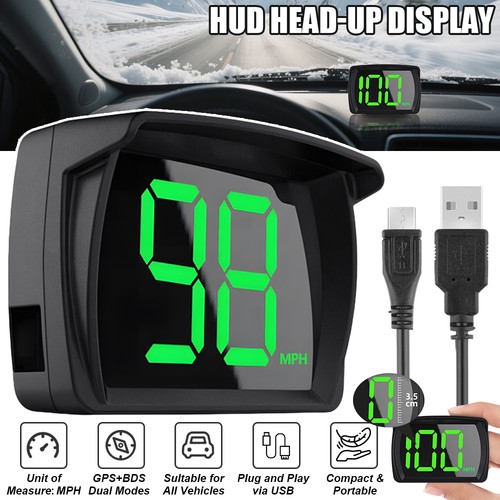 Car digital gps speedo mph - car, hud