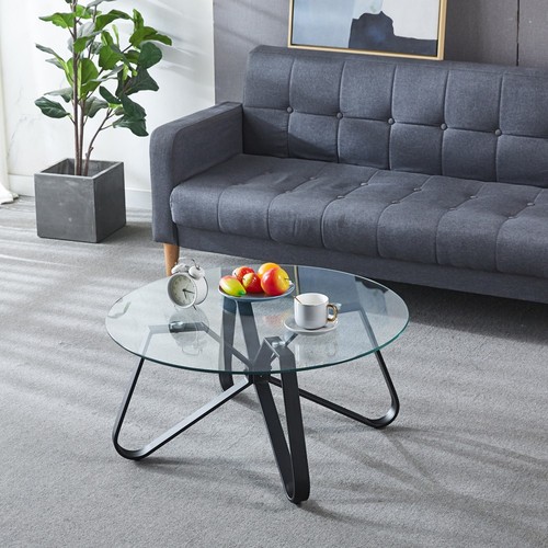 Tempered glass coffee table - tempered,