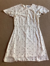 SEXY H&M CREAM SPOT POLKA DOT